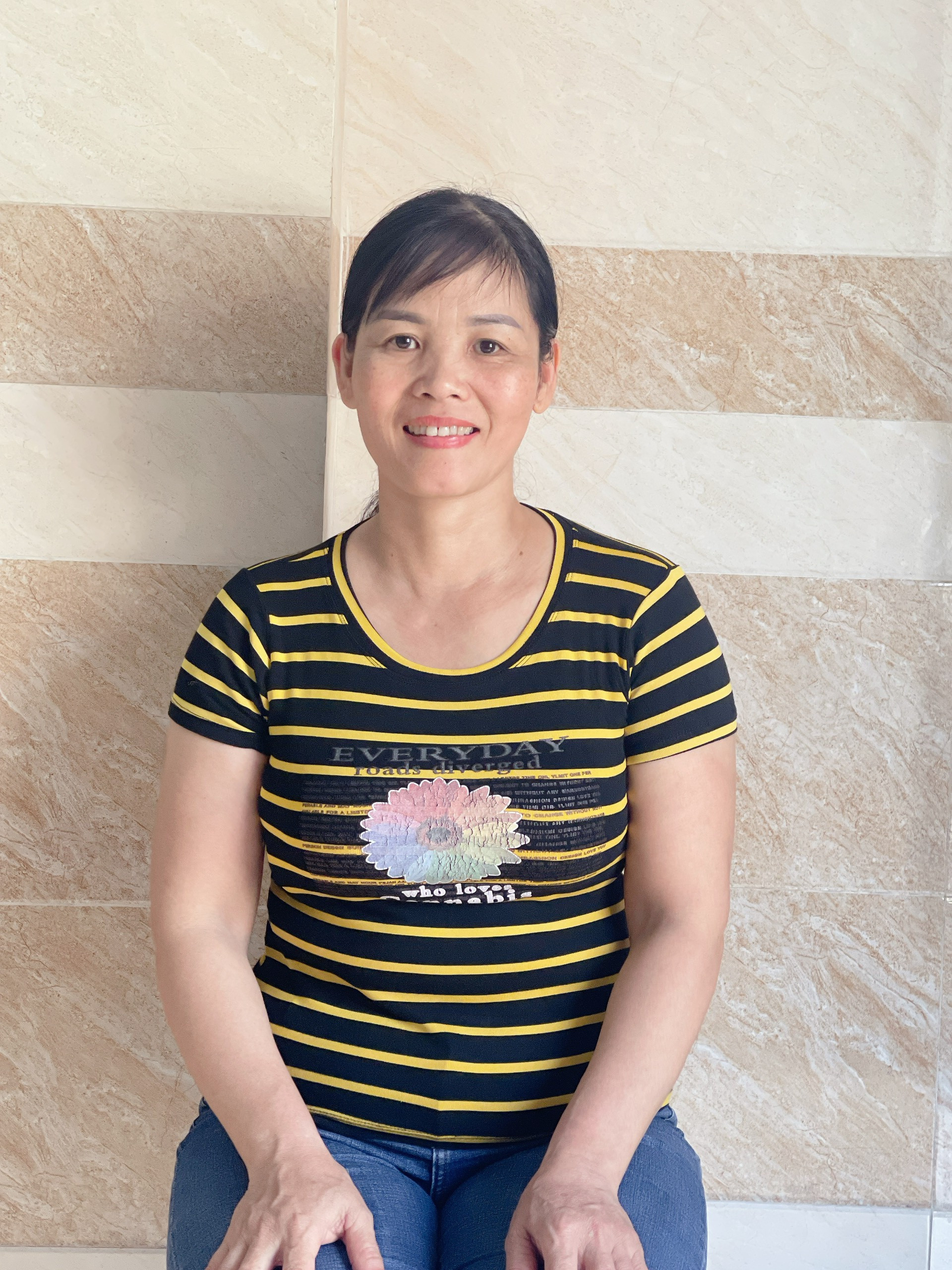 Chị Lê Thị Thu, sinh năm 1975, quê ở Đak Lak