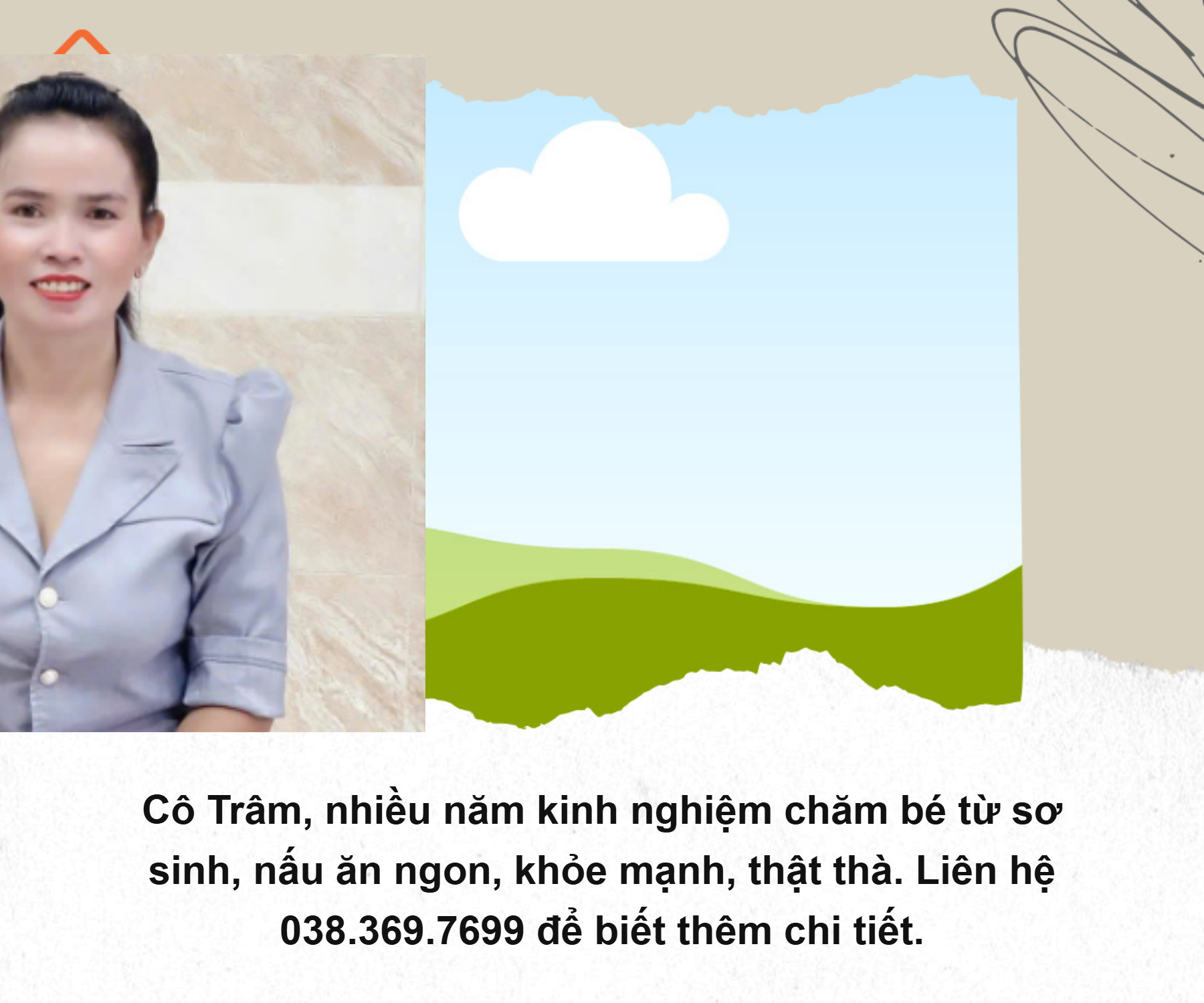 Đăng giúp người thân cần việc giúp việc nhà.